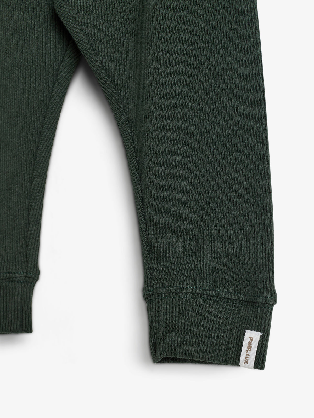 Basic Rib Trousers - Little - Dark Green