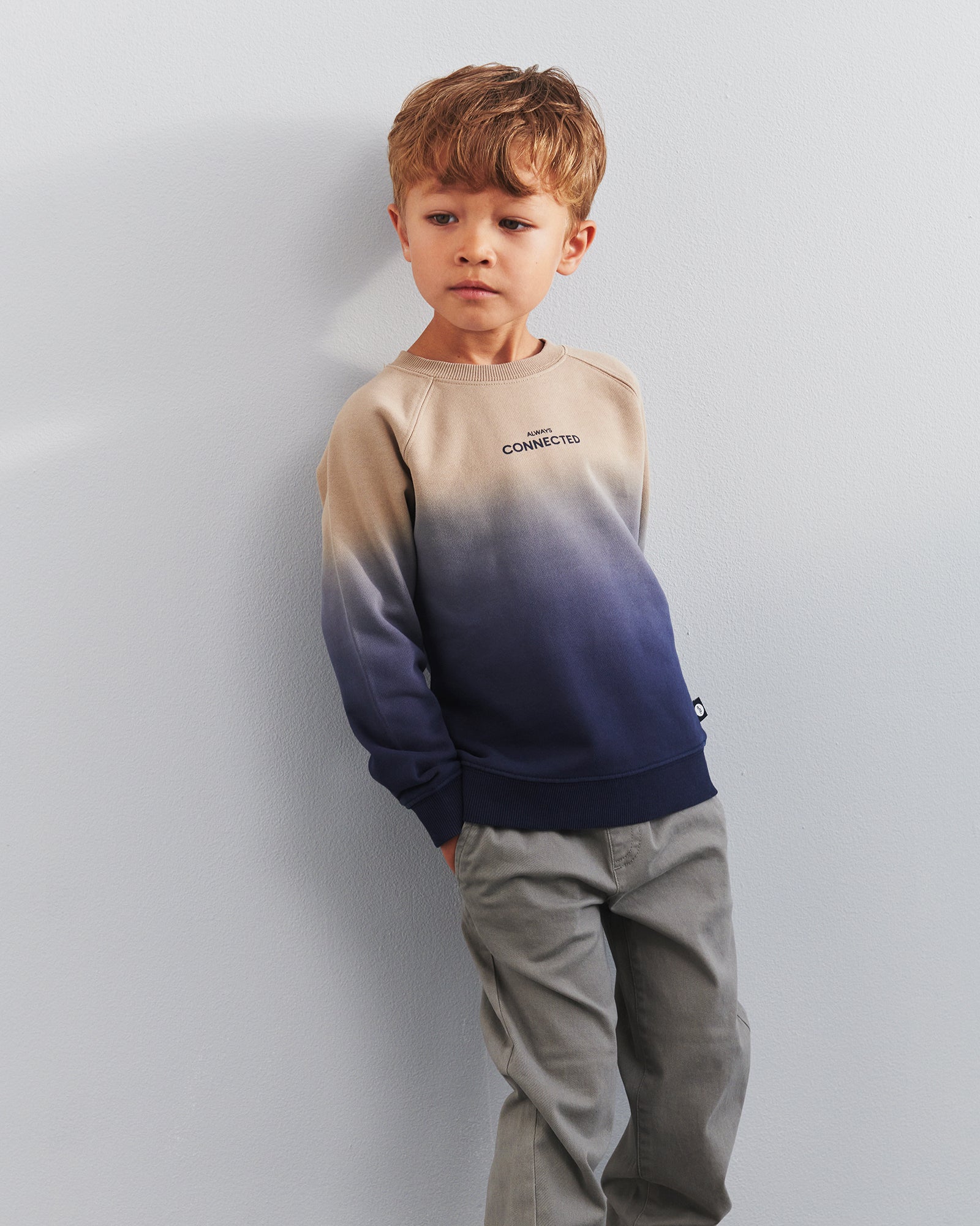 Casual Pull-on Chinos - Kids - Grey