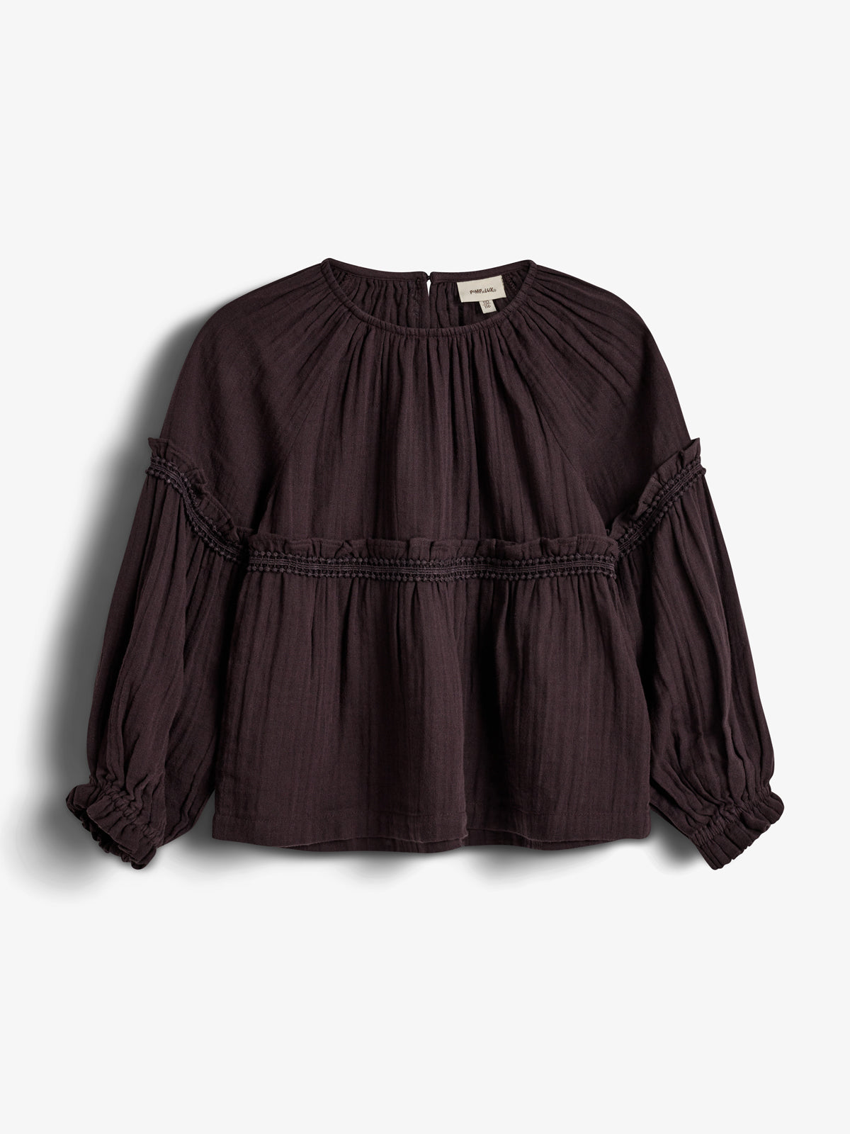 Boho Blouse - Kids - Dark Purple