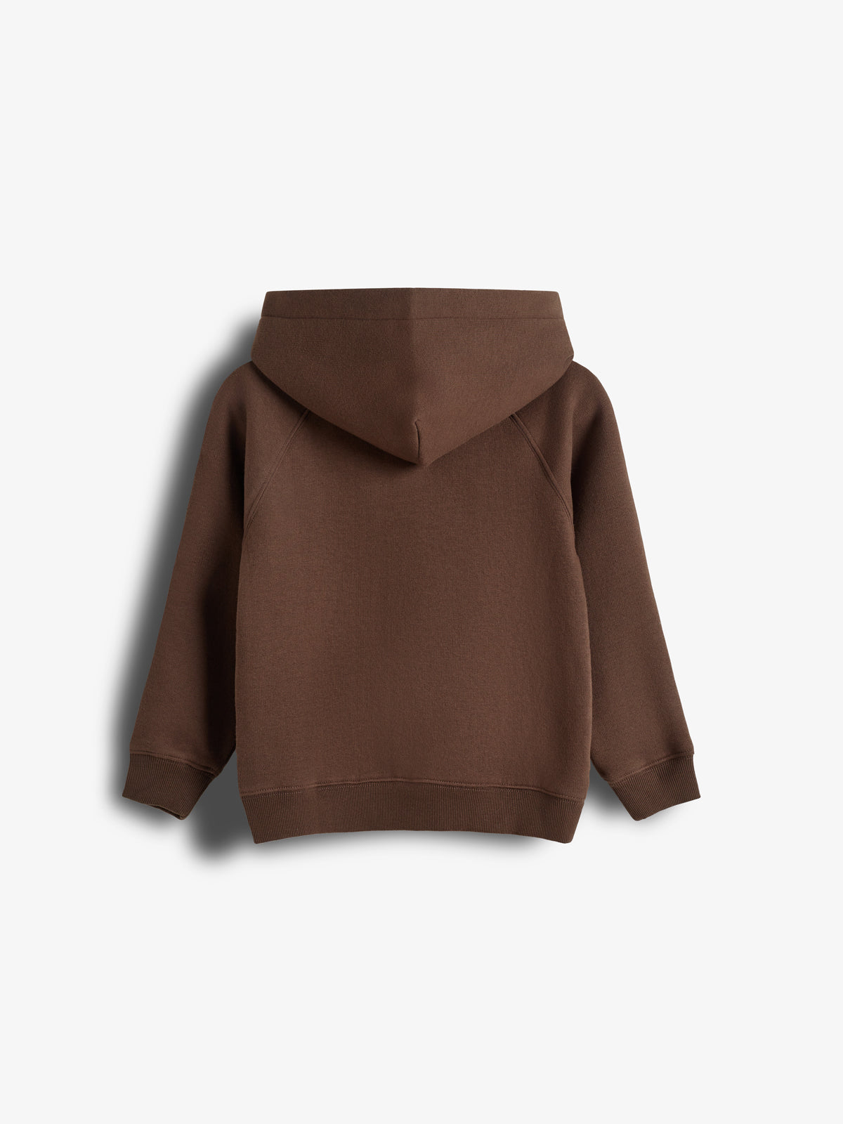 Hoodie w. Kangaroo Pocket - Kids - Dark Earth