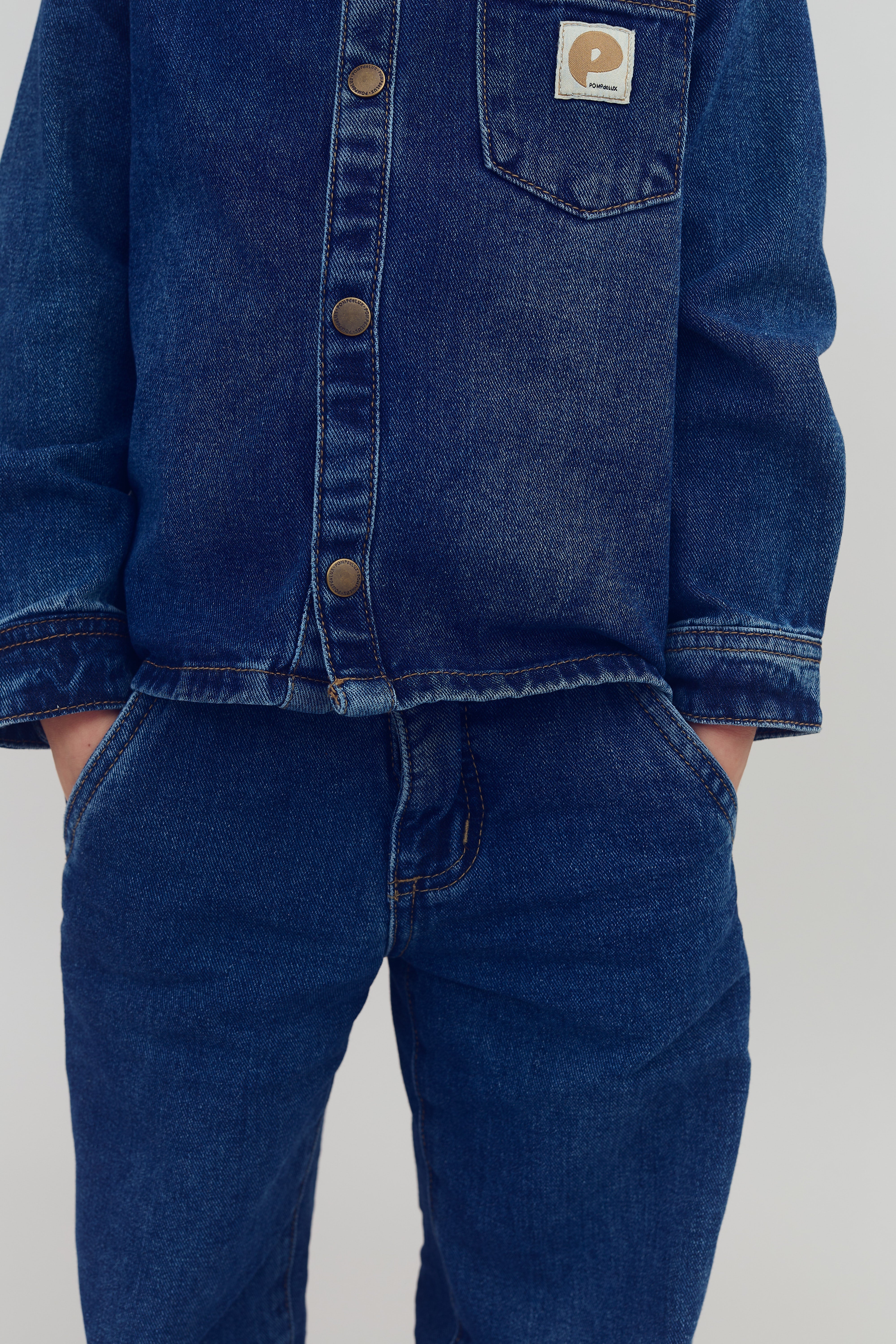 Jeans Relaxed - Kids - Dark Blue Denim