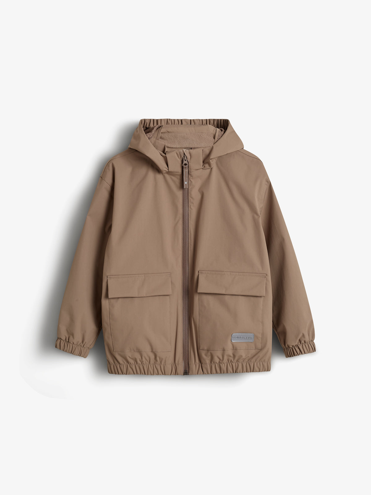 Rain Jacket w. Patch Pocket - Kids - Mushroom