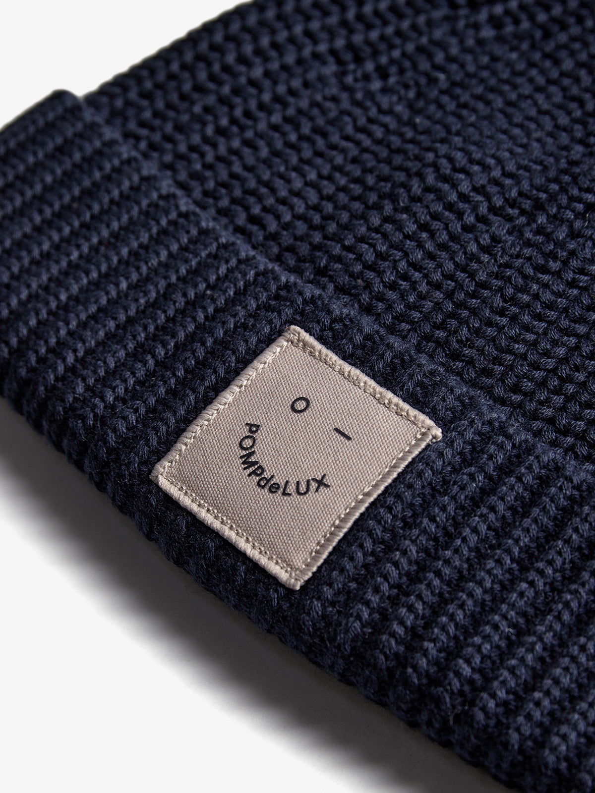 Ribbed Knit Beanie - Kids - Navy