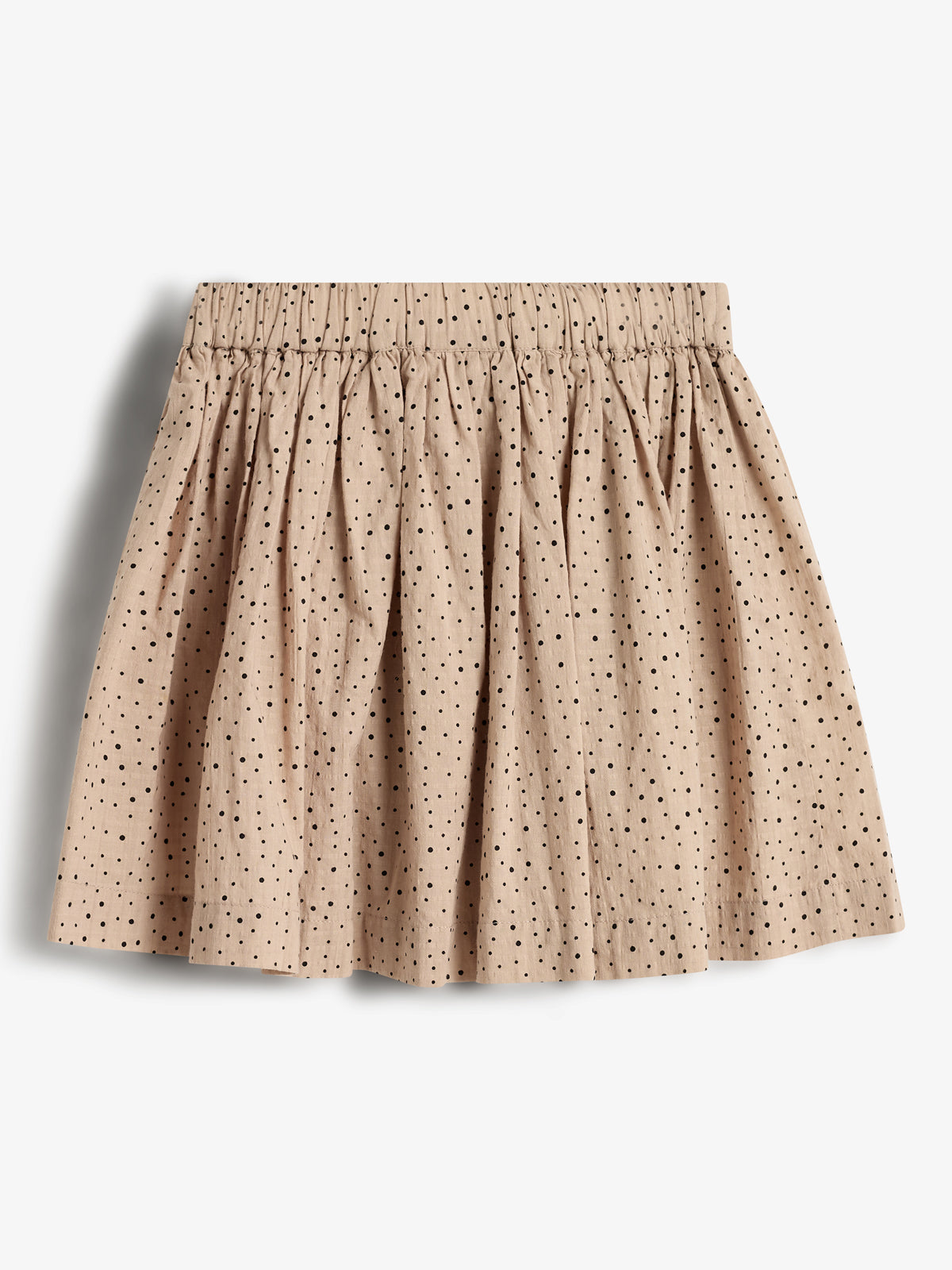 Cotton Skirt w. Micro Dots - Kids - Moonlight