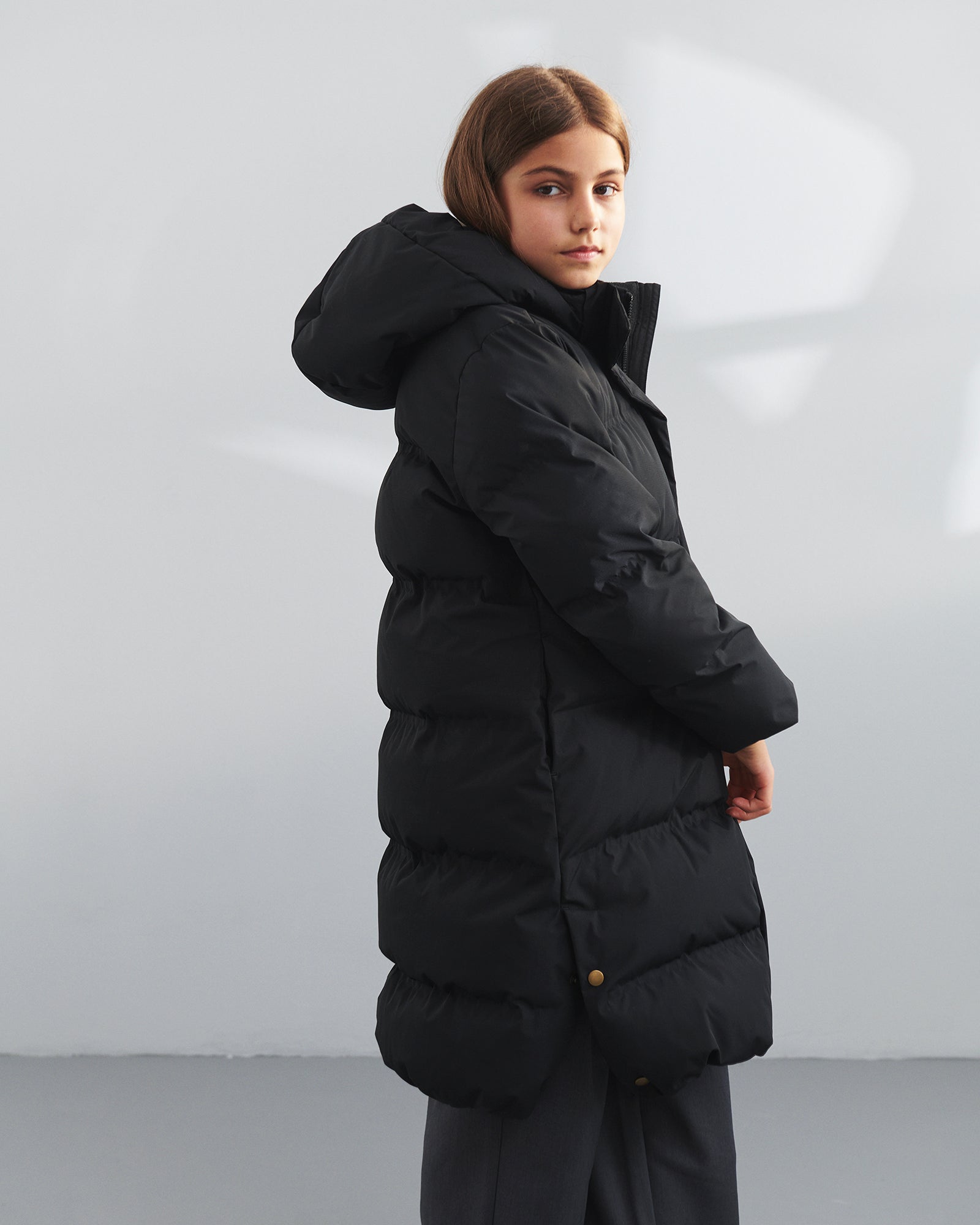 Winter Puffer Coat - Tween - Black