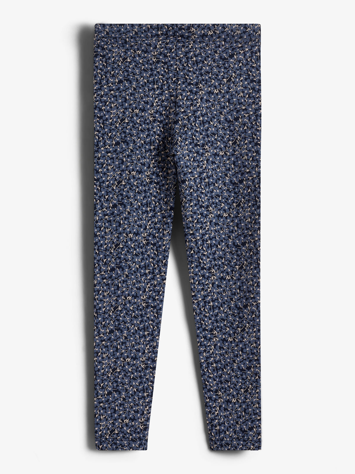 Jersey Leggings w. Ditsy Print - Tween - Blue