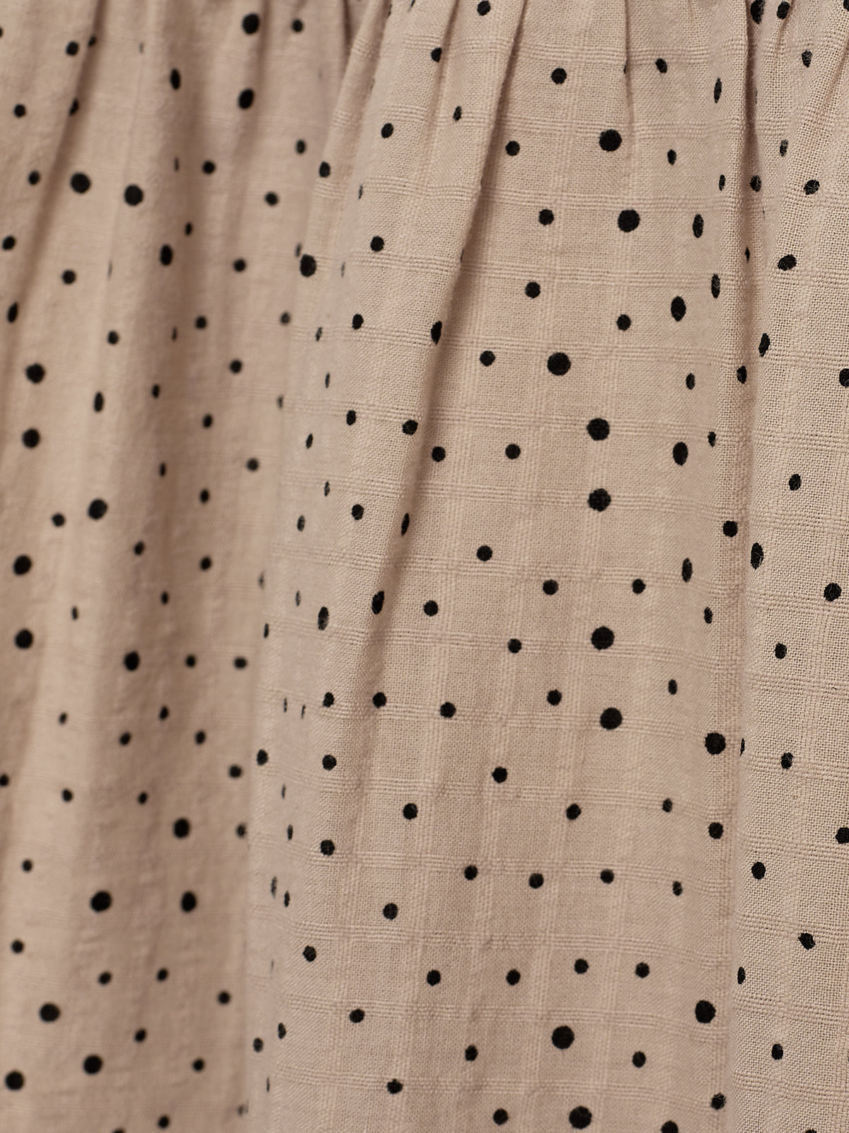 Cotton Dress w. Micro Dots - Tween - Moonlight