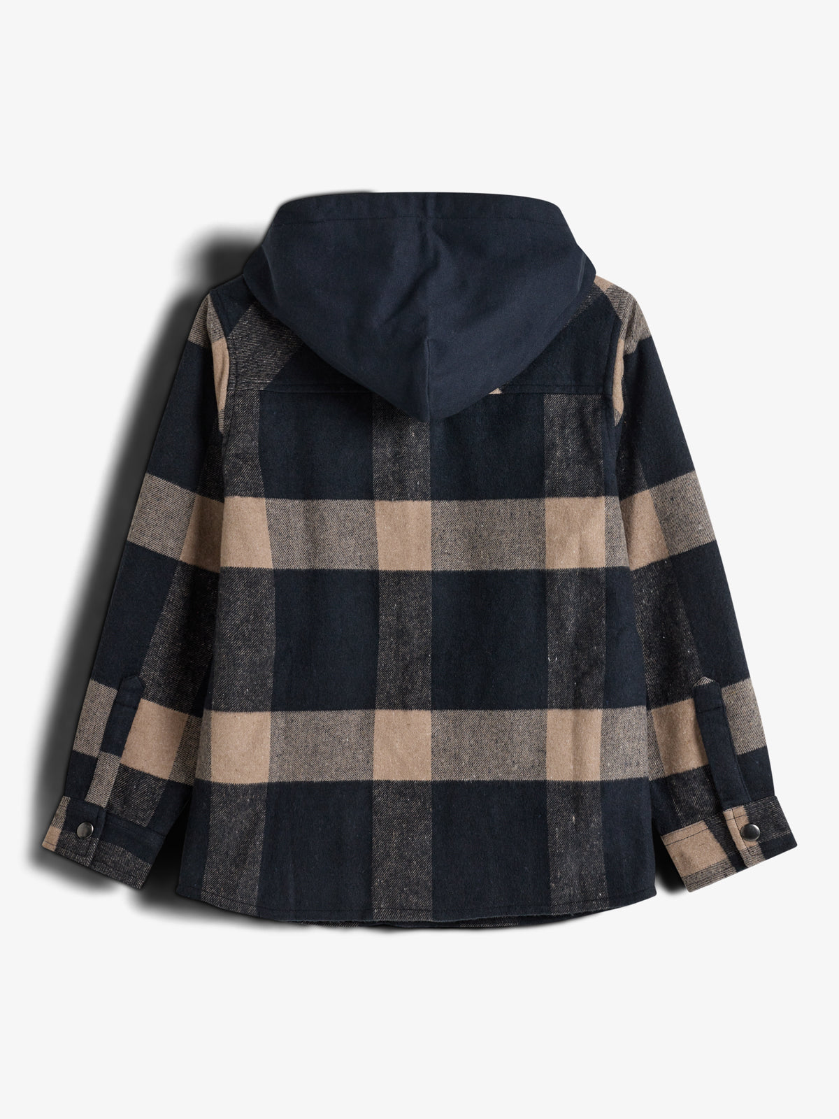 Navy Plaid Shacket