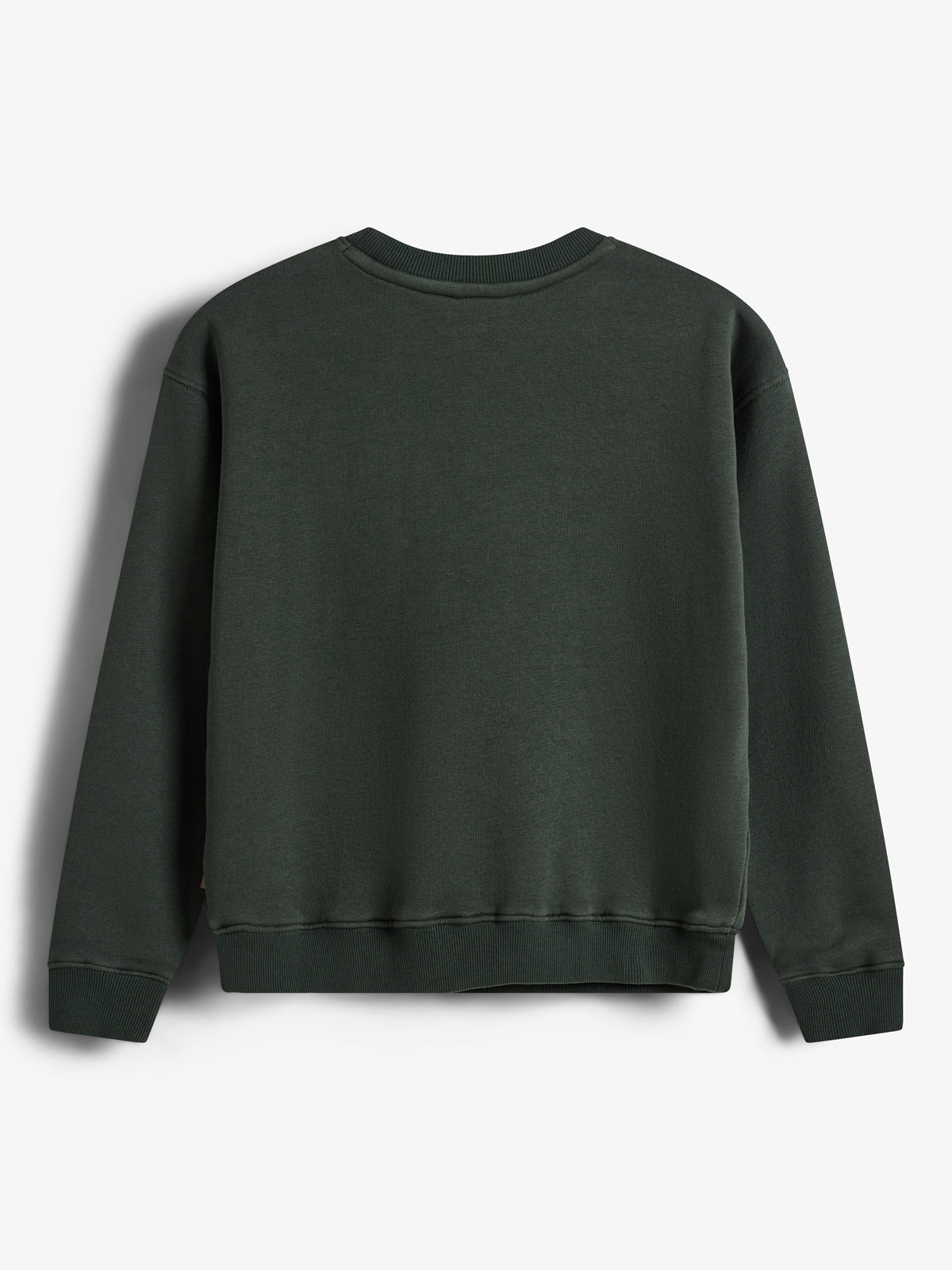 Sweatshirt w. Embroidery - Tween - Dark Green