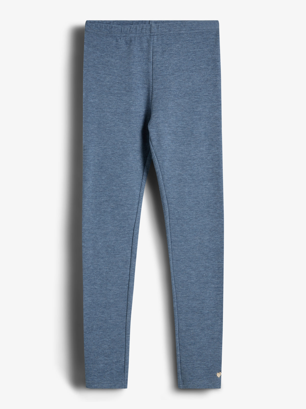 Plush Jersey Leggings - Tween - Blue Melange