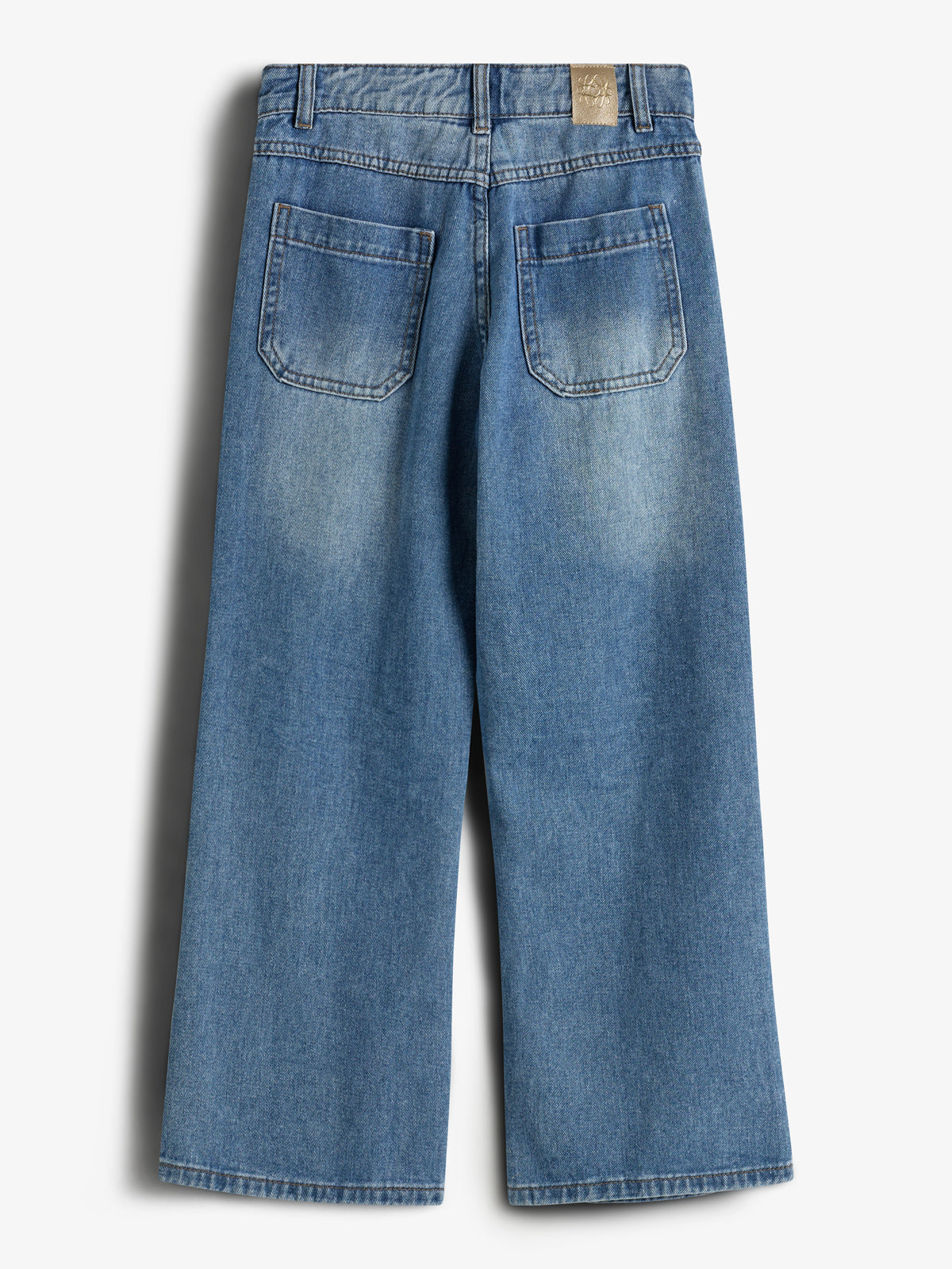 Wide Leg Jeans - Tween - Blue Denim