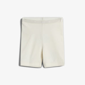 Modal Rib Short Tights - Off White | 100334 Fiona