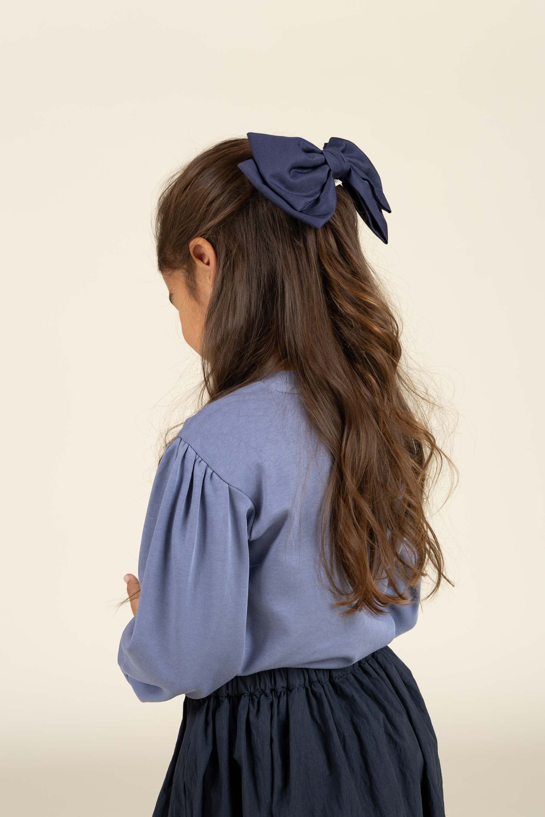 Long Sleeve  T-shirt w. Front Print - Kids - Blue | 100850 Kendell