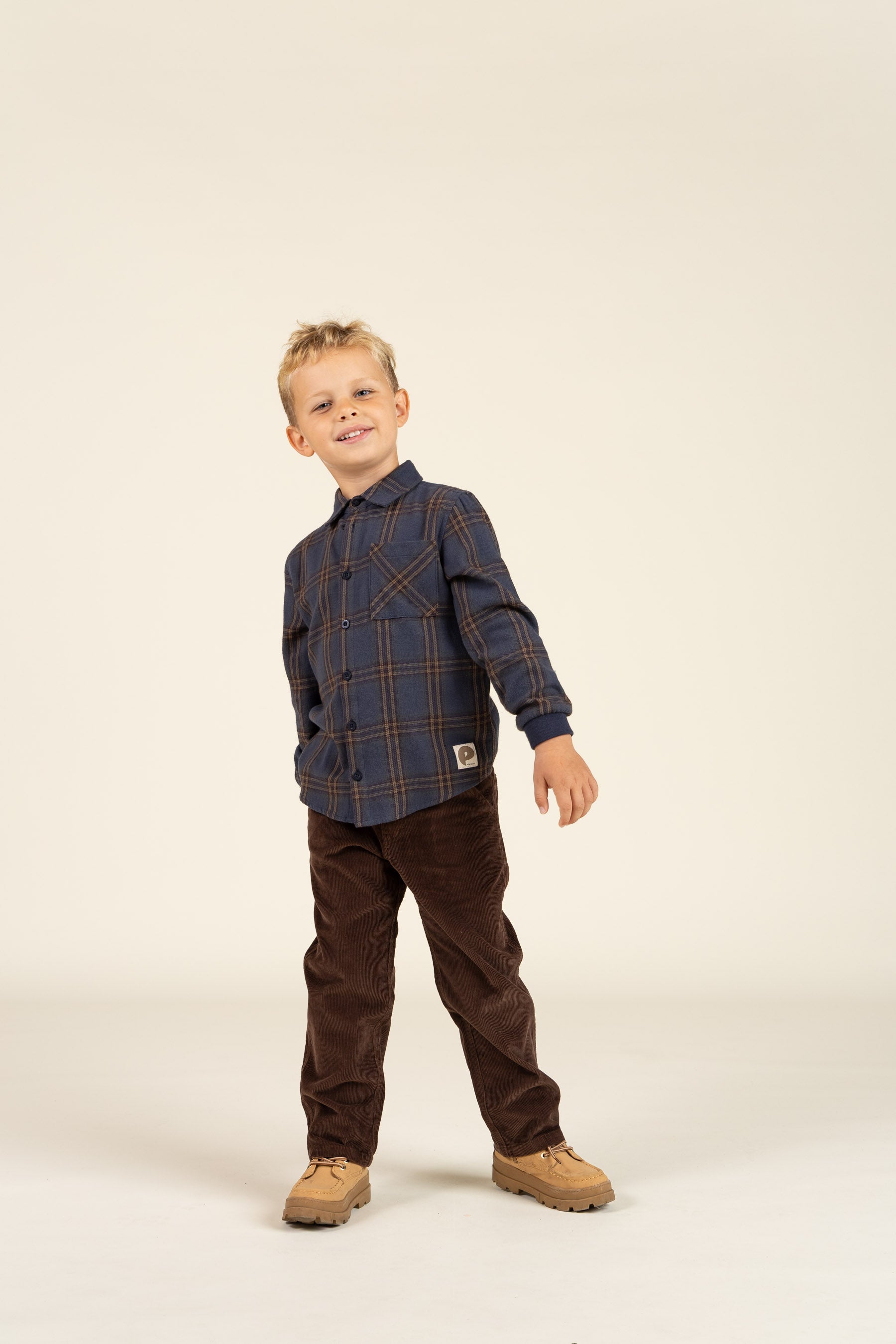 Corduroy Trousers - Kids - Chocolate | 100608 Connor