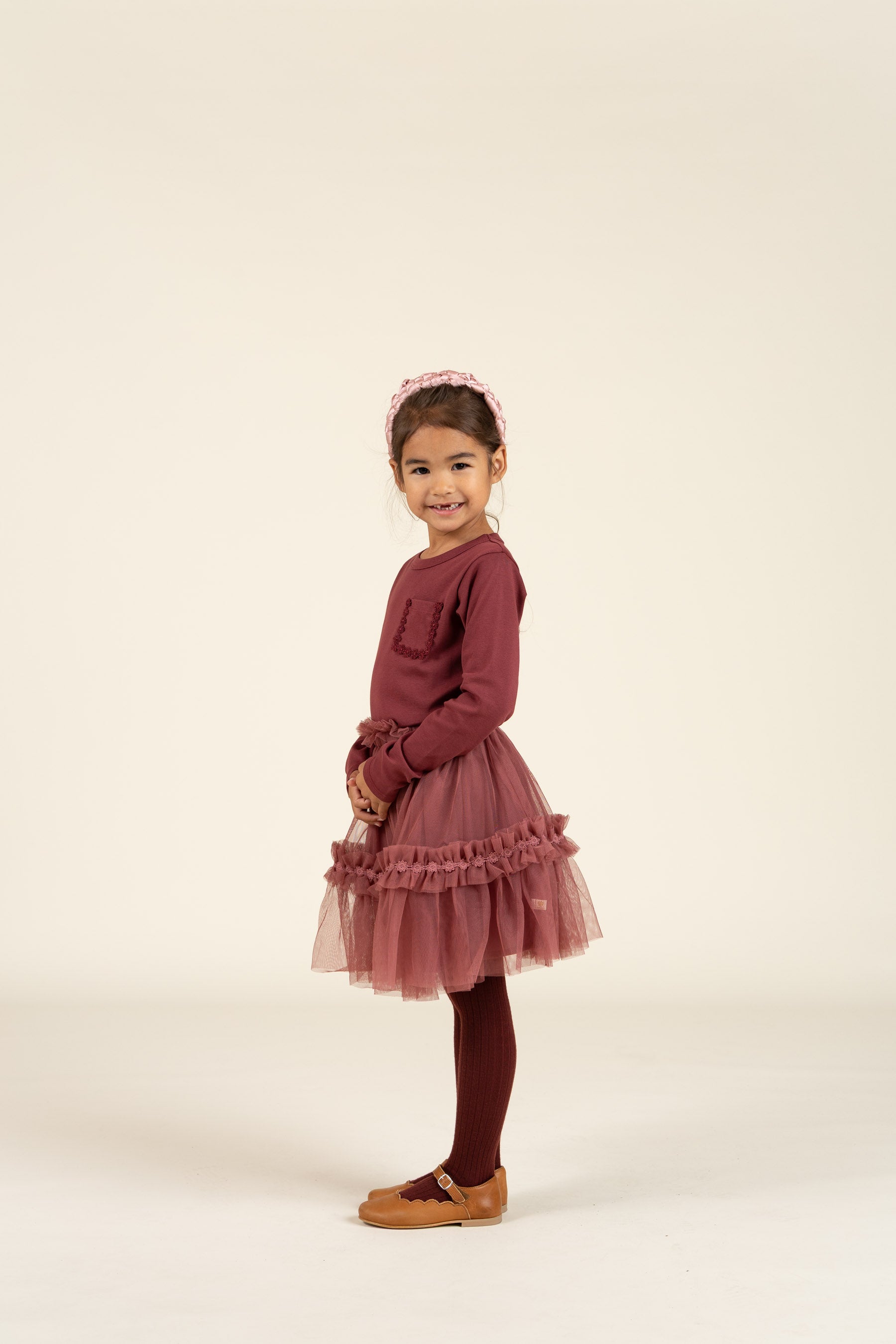 Tulle Skirt - All - Vintage Red | 100669 Mille