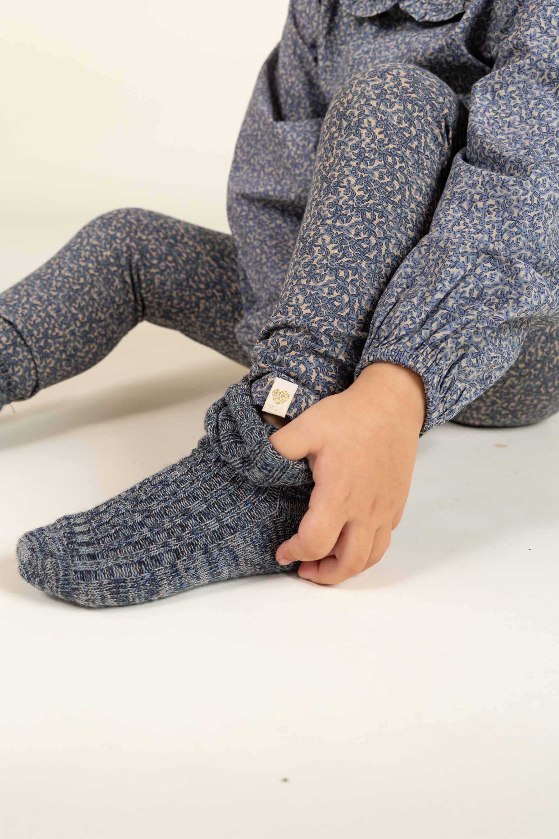 MP Wool Slouch Socks - All - Navy Melange | 100779 MP Noa Socks