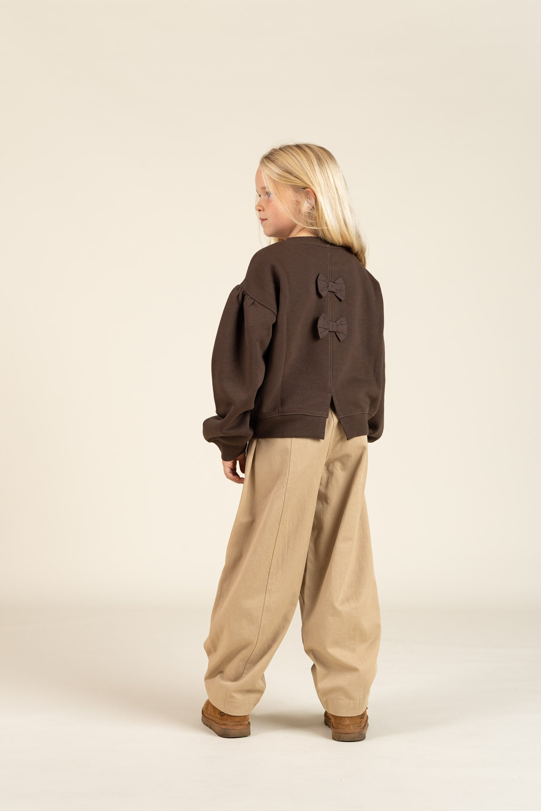 Barrel-leg Tencel Trousers - Tween - Beige | 100135 Asta