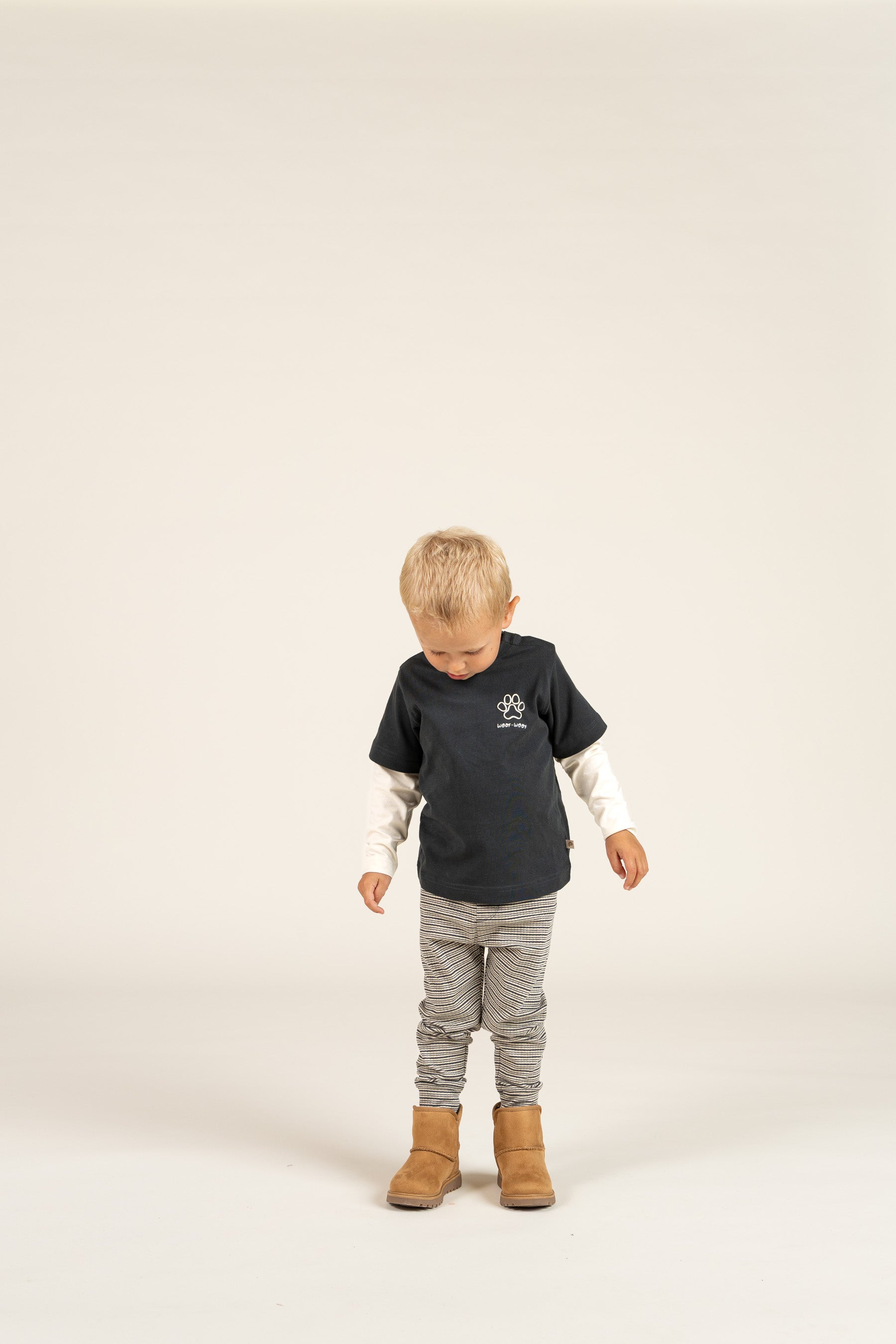 Double Sleeve Boxy T-shirt - Kids - Forest Green | 100840 Alex