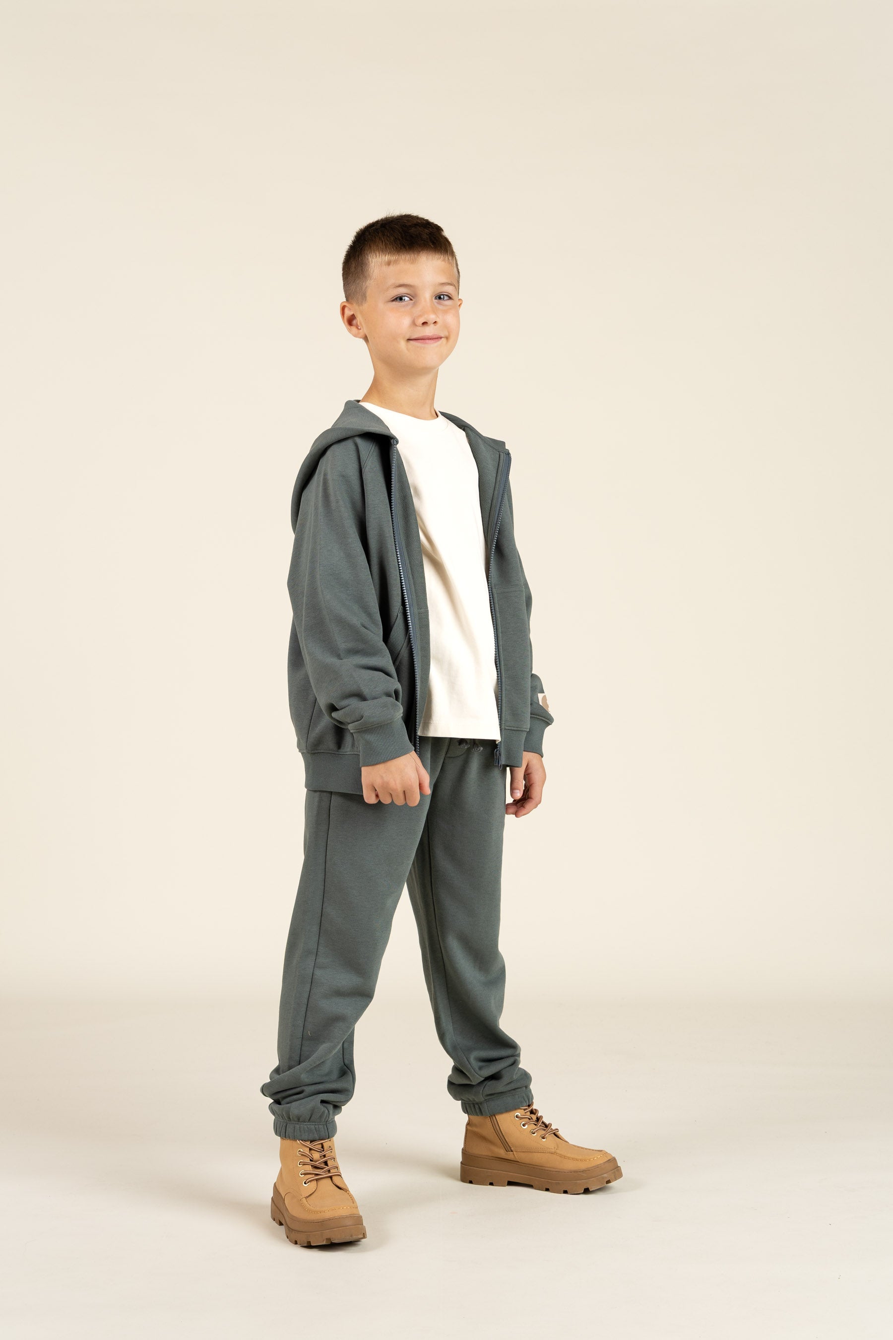 Oversized Long Sleeve T-shirt - Tween - Off White | 100853 August