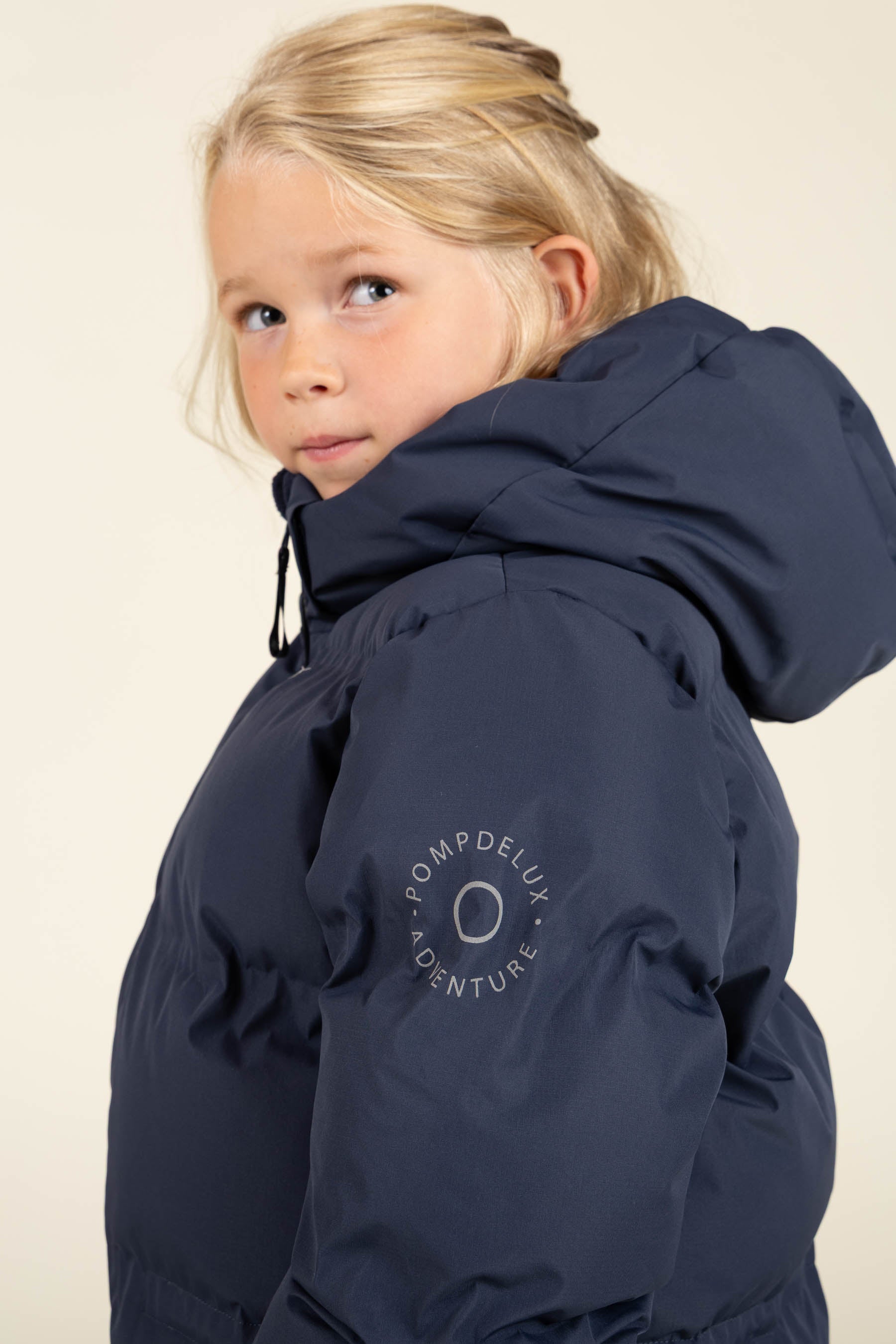 Winter Jacket with Drawstring - Tween - Navy | 100539 Elenor